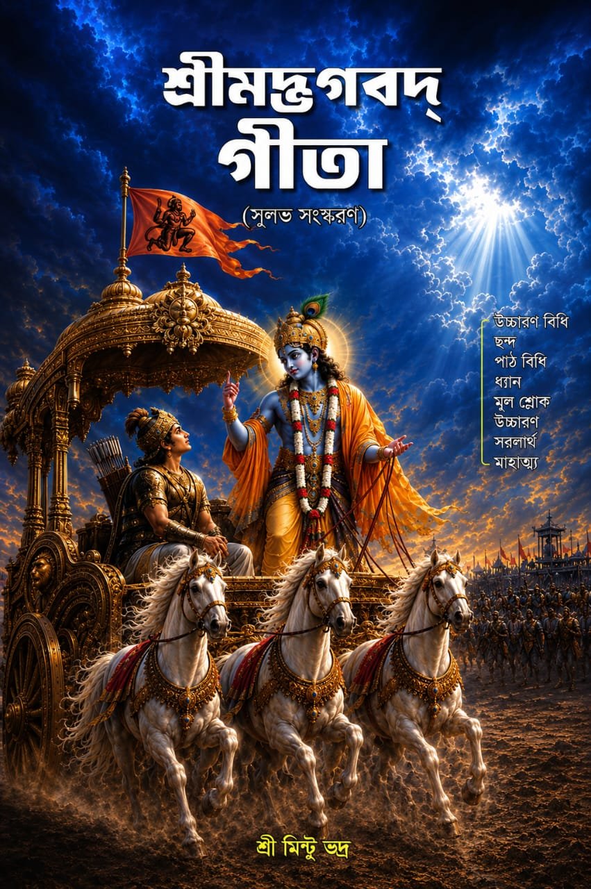 卐 পবিত্র জন্মাষ্টমী তিথিতে প্রকাশিত হচ্ছে অমূল্য গ্রন্থ “শ্রীমদ্ভগবদ্গীতা” 卐